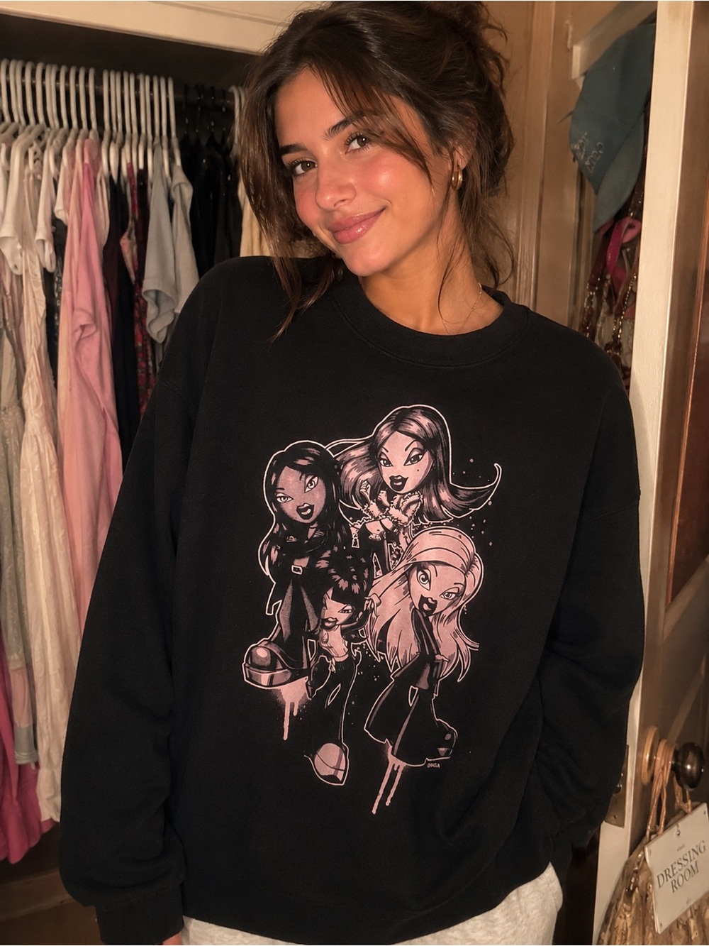Bratz black crewneck sweater